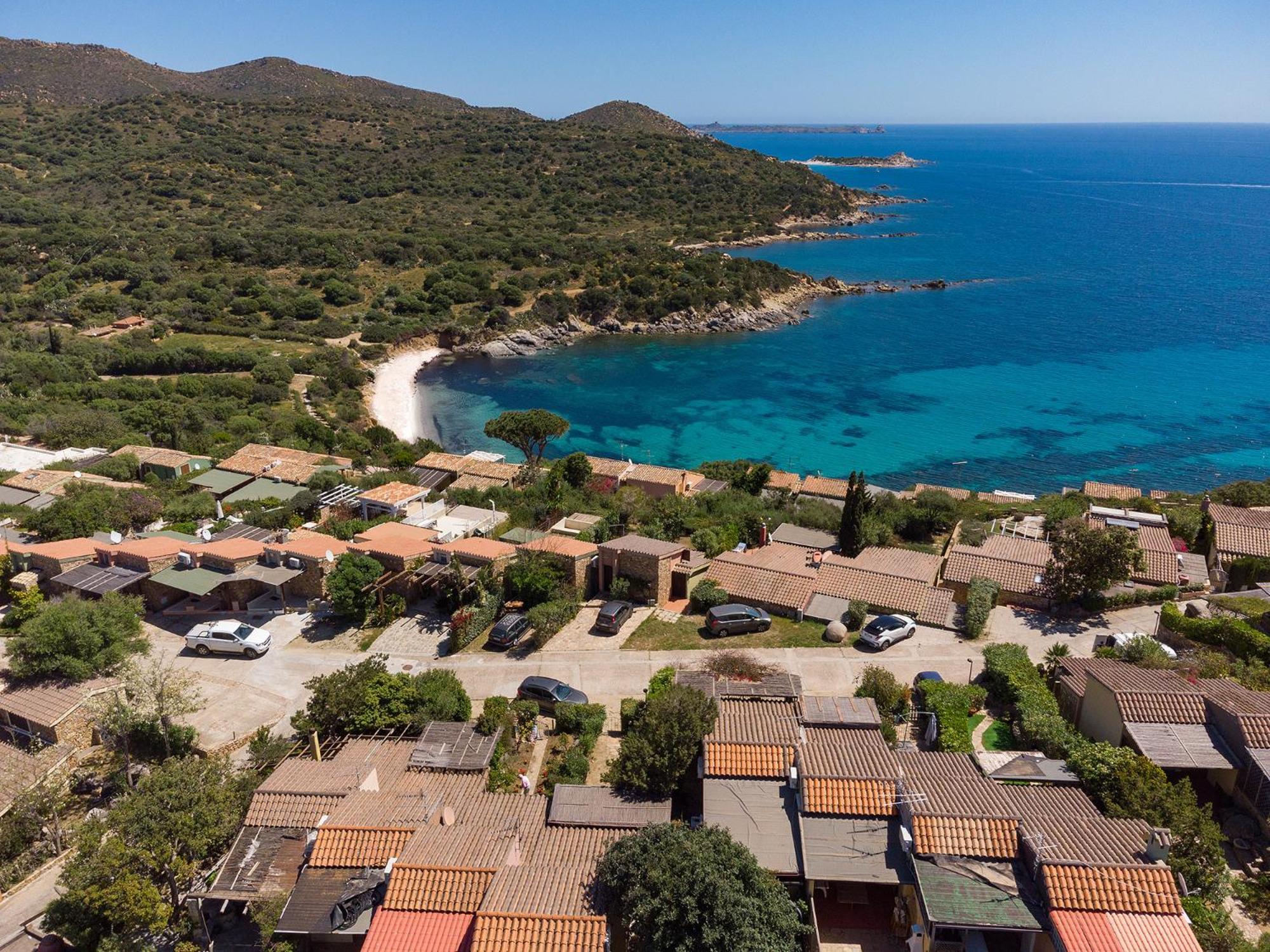 Villa Allegra Panoramica 150 Mt Dal Mare Villasimius Exterior foto