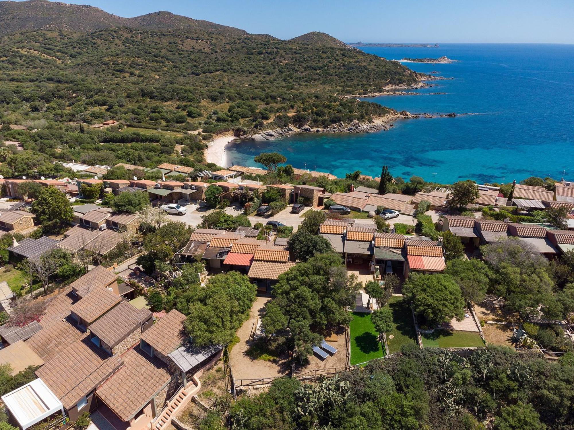 Villa Allegra Panoramica 150 Mt Dal Mare Villasimius Exterior foto